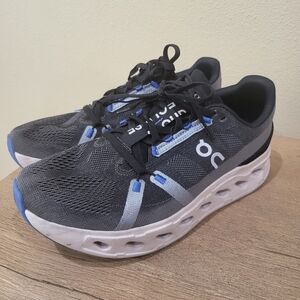 On Running Eclipse Men's Athletic Shoes - Black and Blue